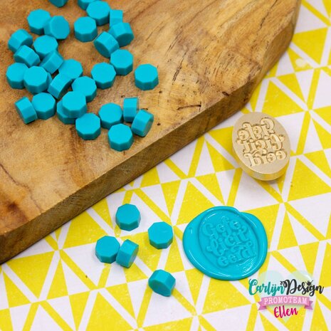 CarlijnDesign Wax Seal Stamper 46 Gefeliciteerd (CDWX-0075)