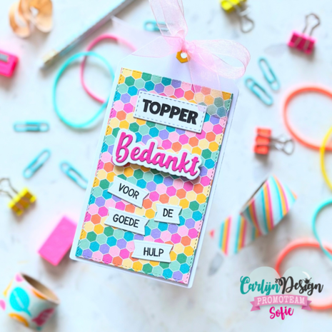 CarlijnDesign Clear Stamps Bedankjes Add-On (CDST-0122) CarlijnDesign Clear Stamps Bedankjes Add-On (CDST-0122)