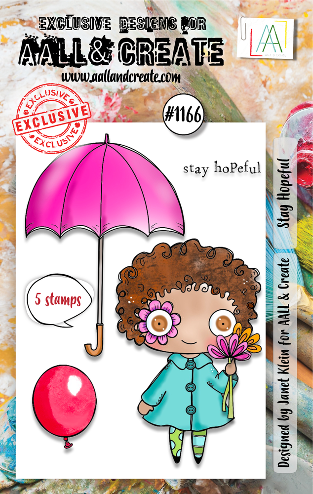 Aall and Create Stamp Set Stay Hopeful A7 (AALL-TP-1166)
