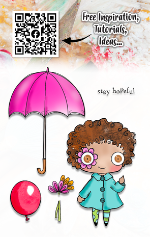 Aall and Create Stamp Set Stay Hopeful A7 (AALL-TP-1166)