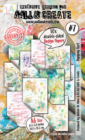 Aall and Create Design Paper Papyrus Vert A6 (AALL-PA-007) (DISCONTINUED) Aall and Create Design Paper Papyrus Vert A6 (AALL-PA-007) (DISCONTINUED)