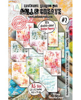 Aall and Create Design Paper Sunrise, Sunset A5 (AALL-PA-002)