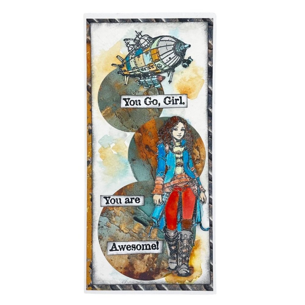 IndigoBlu Blake Wolfe A6 Rubber Stamps (IND1283)