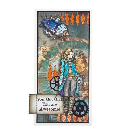 IndigoBlu Blake Wolfe A6 Rubber Stamps (IND1283)