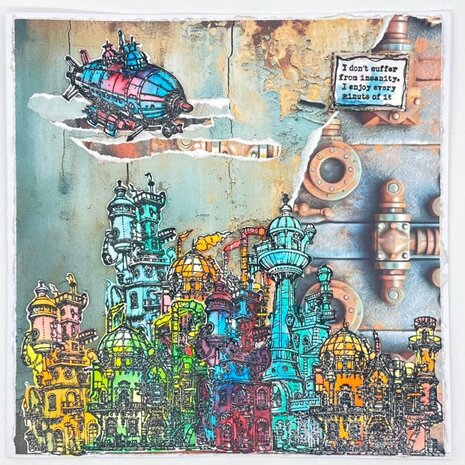 IndigoBlu Insanity A6 Rubber Stamps (IND1285) (OUTLET) IndigoBlu Insanity A6 Rubber Stamps (IND1285) (OUTLET)