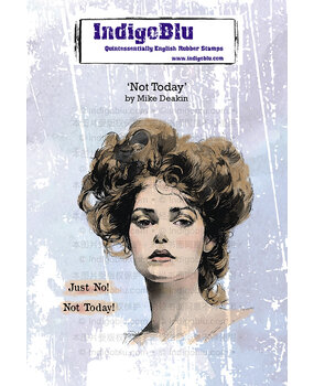 IndigoBlu Not Today A6 Rubber Stamps (IND1291)