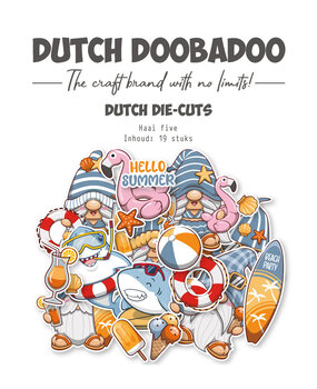 Dutch Doobadoo Dutch Die-Cuts Haai Five (19pcs) (474.007.037)