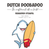 Dutch Doobadoo Rubber Stamp Haai Cheese (497.004.011) (DISCONTINUED)