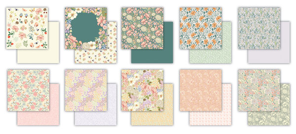 Craft Consortium Spring Gardens 12x12 Inch Paper Pad (CCDPAD002) Craft Consortium Spring Gardens 12x12 Inch Paper Pad (CCDPAD002)