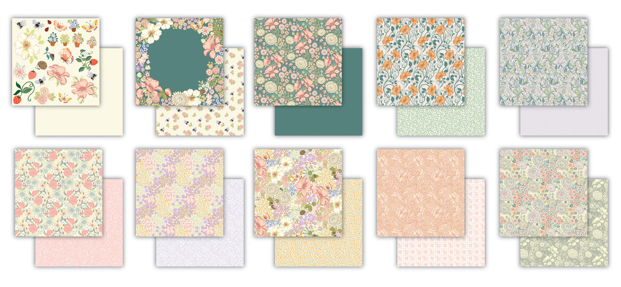 Craft Consortium Spring Gardens 6x6 Inch Paper Pad (CCDPAD002B) Craft Consortium Spring Gardens 6x6 Inch Paper Pad (CCDPAD002B)