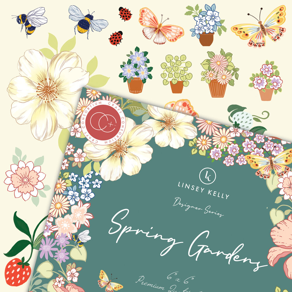 Craft Consortium Spring Gardens 6x6 Inch Paper Pad (CCDPAD002B) Craft Consortium Spring Gardens 6x6 Inch Paper Pad (CCDPAD002B)