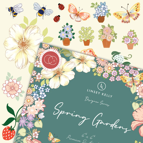 Craft Consortium Spring Gardens 6x6 Inch Paper Pad (CCDPAD002B) Craft Consortium Spring Gardens 6x6 Inch Paper Pad (CCDPAD002B)