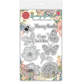 Craft Consortium Spring Gardens Clear Stamps (CCDSTMP001)