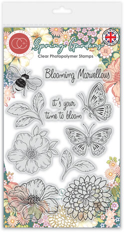 Craft Consortium Spring Gardens Clear Stamps (CCDSTMP001) Craft Consortium Spring Gardens Clear Stamps (CCDSTMP001)