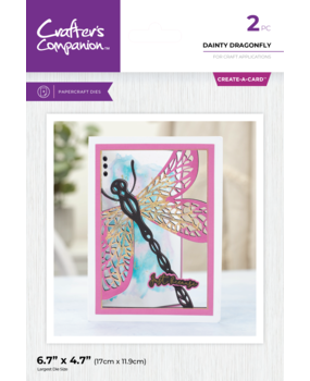 Crafter's Companion Taking Flight Create-a-Card Dies Dainty Dragonfly (CC-MD-CAD-DADR) (DISCONTINUED)