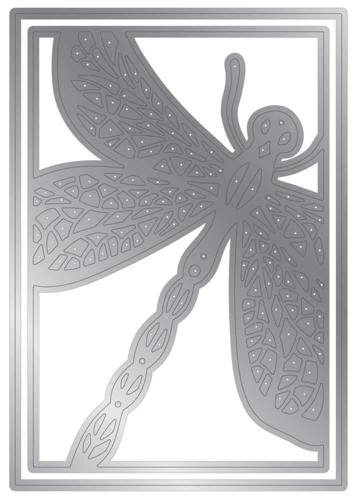 Crafter's Companion Taking Flight Create-a-Card Dies Dainty Dragonfly (CC-MD-CAD-DADR) (DISCONTINUED)