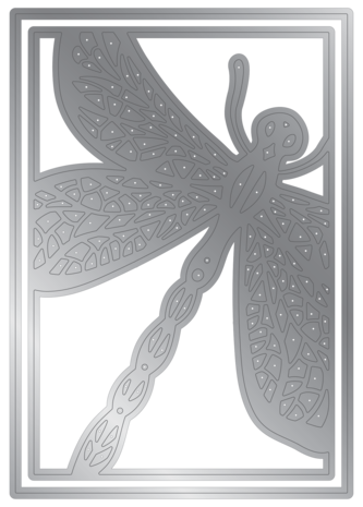 Crafter's Companion Taking Flight Create-a-Card Dies Dainty Dragonfly (CC-MD-CAD-DADR) (DISCONTINUED)