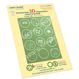 Leane Creatief Wax Seal Collection 3D Embossing Folder Party & Summer (35.9075) (DISCONTINUED)