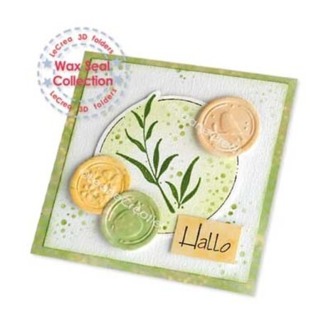 Leane Creatief Wax Seal Collection 3D Embossing Folder Nature (35.9082) Leane Creatief Wax Seal Collection 3D Embossing Folder Nature (35.9082)
