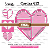 Crealies Cardzz Dies No. 612 Frame & Inlay Eliza (CLCZ612)