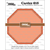 Crealies Cardzz Dies No. 615 Double Card Octagon (CLCZ615)