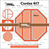Crealies Cardzz Stansen No. 617 Frame & Inlay Helen (CLCZ617)