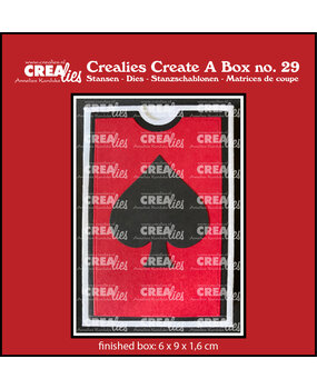 Crealies Create A Box Dies No. 29 Box for Playing Cards (CCAB29)