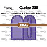 Crealies Cardzz Dies No. 328 Twist & Pop B4, Panels & Concertina Card & Booklet Arch (CLCZ328)