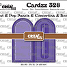Crealies Cardzz Stansen No. 328 Twist & Pop B4, Panelen & Leporello & Miniboekje Boog (CLCZ328) Crealies Cardzz Stansen No. 328 Twist & Pop B4, Panelen & Leporello & Miniboekje Boog (CLCZ328)