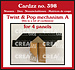 Cardzz Stansen No. 398 Twist & Pop Mechanisme A (voor 4 Panelen) (CLCZ398)