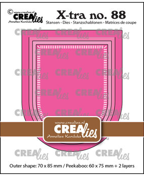 Crealies X-tra Dies No. 88 Peekaboo Arch Upside Down (CLXtra88)