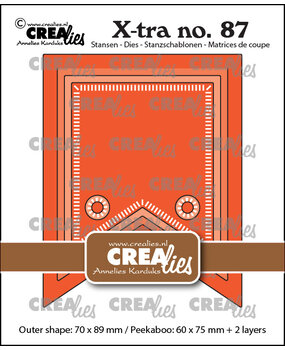 Crealies X-tra Stansen No. 87 Kiekeboe Vaandel (CLXtra87)