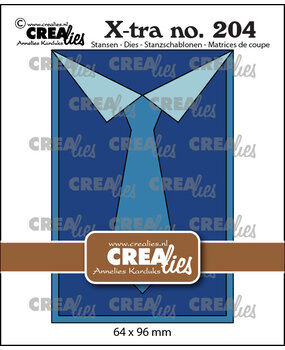 Crealies X-tra Stansen No. 204 Geef een Cadeaukaart: Overhemd Man (CLXtra204)