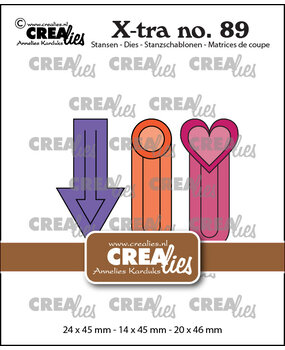 Crealies X-tra Dies No. 89 Paperclips (CLXtra89)