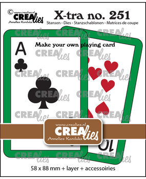 Crealies X-tra Stansen No. 251 Speelkaarten (CLXtra251)