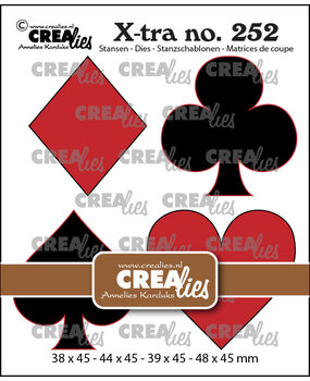 Crealies X-tra Stansen No. 252 Speelkaart Symbolen (CLXtra252)