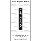 Crealies Texto Negativo Stansen Dutch No. 47V Kiekeboe (NL47V)