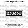 Crealies Texto Negativo Stansen French No. 12H Coucou (FR12H) Crealies Texto Negativo Stansen French No. 12H Coucou (FR12H)