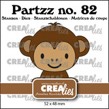 Crealies Partzz Stansen No. 82 Aap (CLPartzz82)