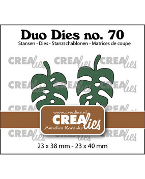 Crealies Duo Dies No. 70 Botanical Leaves (CLDD70)