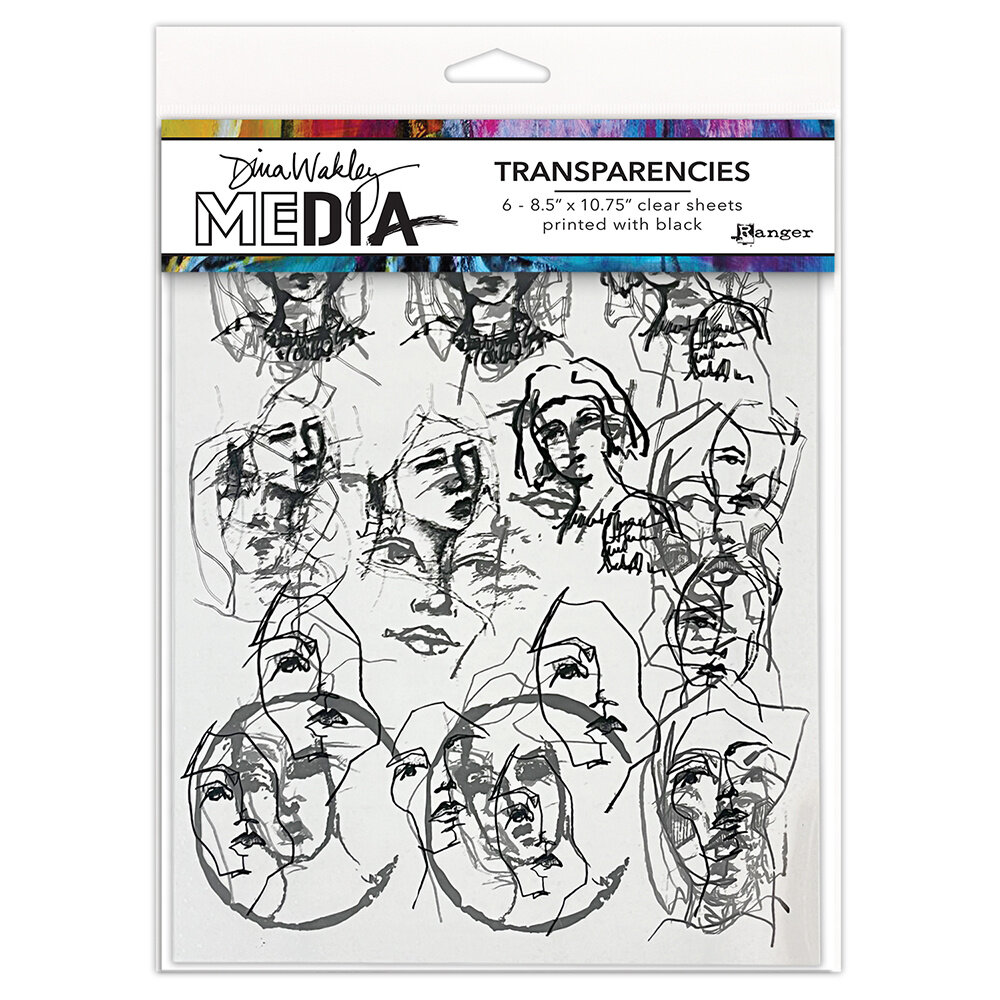 Ranger Dina Wakley MEdia Transparencies Tinies Set 1 (MDA82637) Ranger Dina Wakley MEdia Transparencies Tinies Set 1 (MDA82637)
