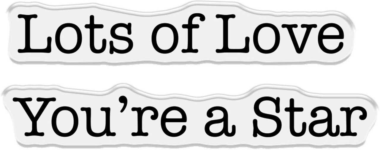 Crafter's Companion Split Space Stamp & Die You're a Star (CC-STD-YAST) (DISCONTINUED) Crafter's Companion Split Space Stamp & Die You're a Star (CC-STD-YAST) (DISCONTINUED)