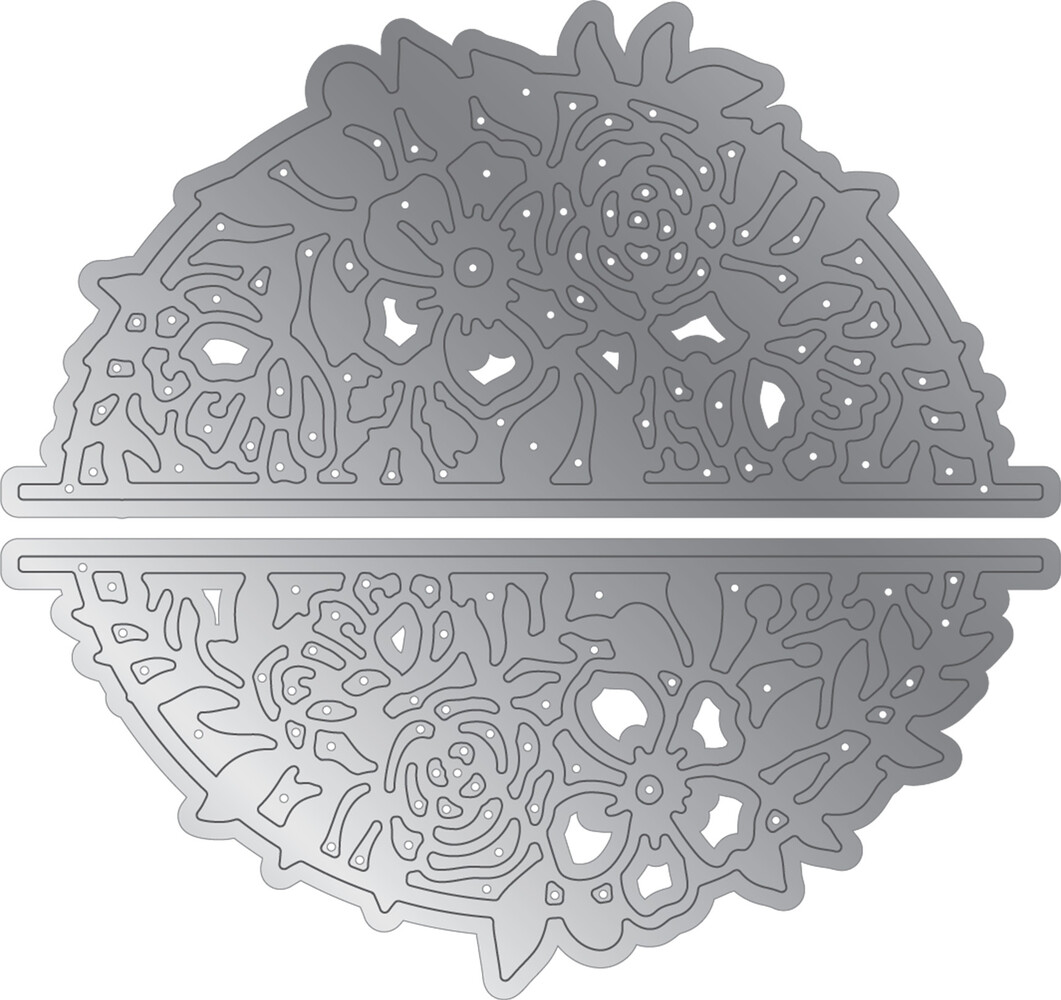 Crafter's Companion Split Space Stamp & Die Floral Note (CC-STD-FLNO) (DISCONTINUED) Crafter's Companion Split Space Stamp & Die Floral Note (CC-STD-FLNO) (DISCONTINUED)