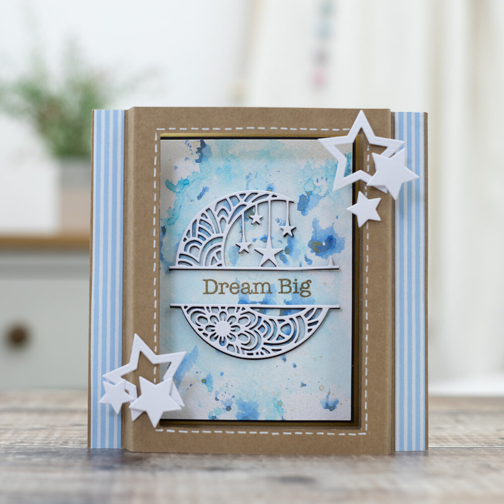 Crafter's Companion Split Space Stamp & Die Dream Big (CC-STD-DRBI) (DISCONTINUED) Crafter's Companion Split Space Stamp & Die Dream Big (CC-STD-DRBI) (DISCONTINUED)