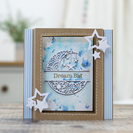 Crafter's Companion Split Space Stamp & Die Dream Big (CC-STD-DRBI) (DISCONTINUED)