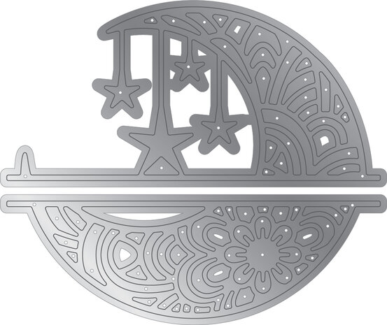 Crafter's Companion Split Space Stamp & Die Dream Big (CC-STD-DRBI) (DISCONTINUED)