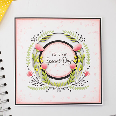 Crafter's Companion Floral Aperture Stamps & Dies On Your Special Day (CC-STD-OYSDA) (DISCONTINUED) Crafter's Companion Floral Aperture Stamps & Dies On Your Special Day (CC-STD-OYSDA) (DISCONTINUED)