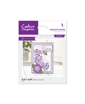 Crafter's Companion Large Flourish Corner Dies Decorative Flourish (CC-MD-ELE-DECFL) (DISCONTINUED)