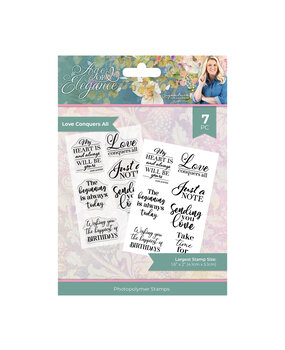 Crafter's Companion Age of Elegance Stamp & Die Love Conquers All (SS-AOE-STP-LOCA) (DISCONTINUED)