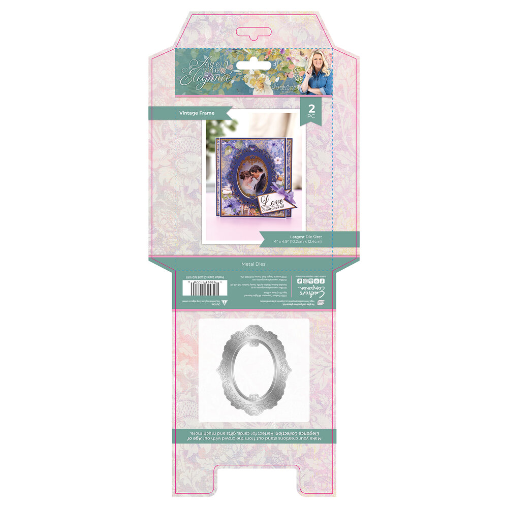 Crafter's Companion Age of Elegance Metal Die Vintage Frame (SS-AOE-MD-VIFR)